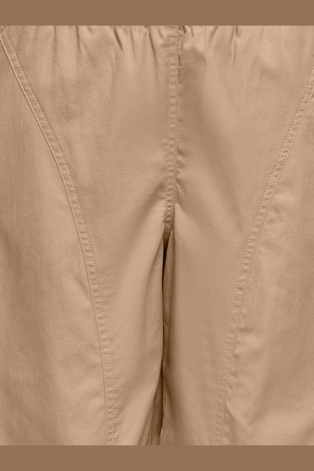 JDY - Jdysima Barrel Leg Pant - 5182444 Travertine