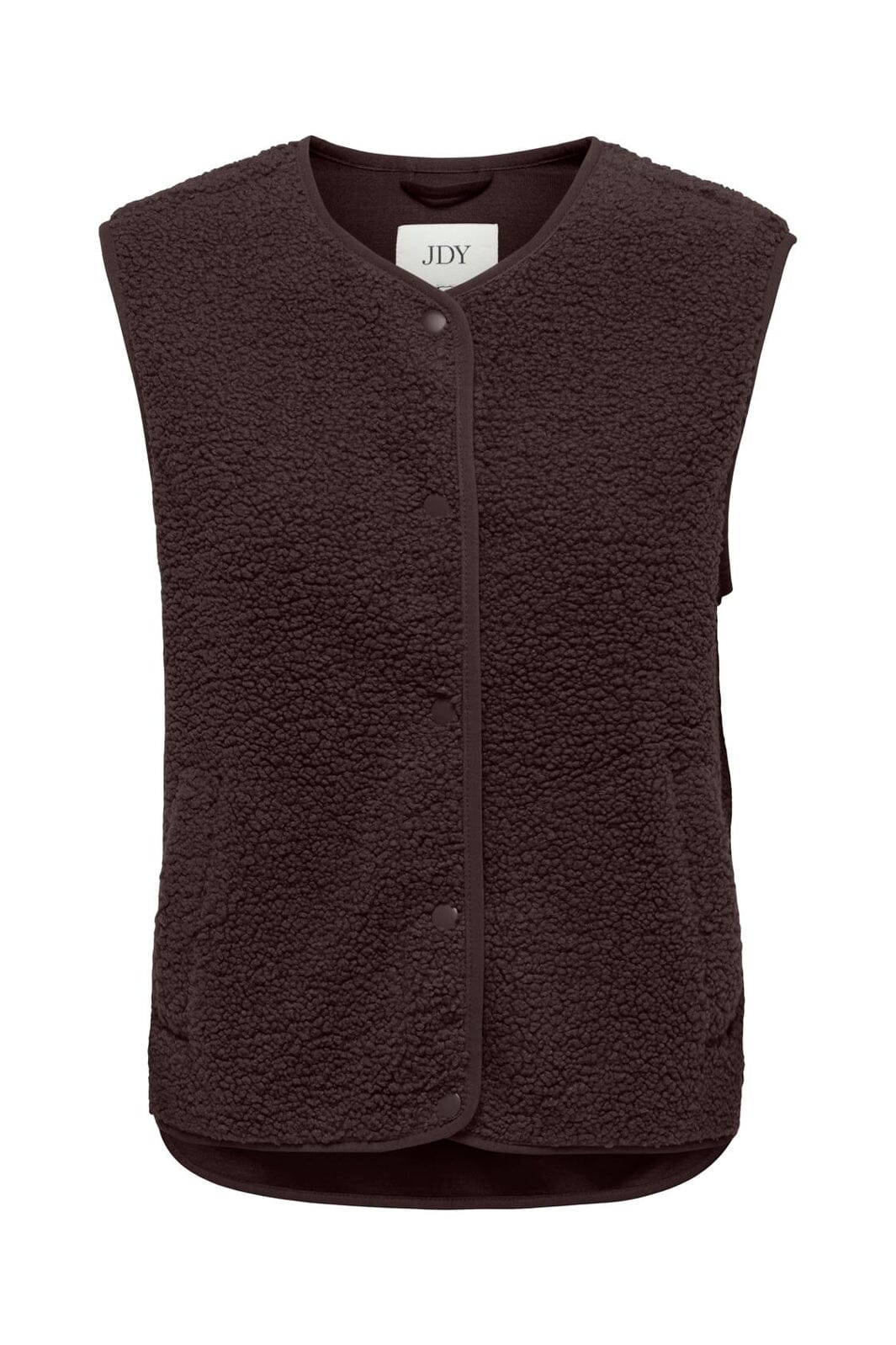 JDY - Jdysimina Teddy Waistcoat Qiq - 5102629 Chocolate Torte