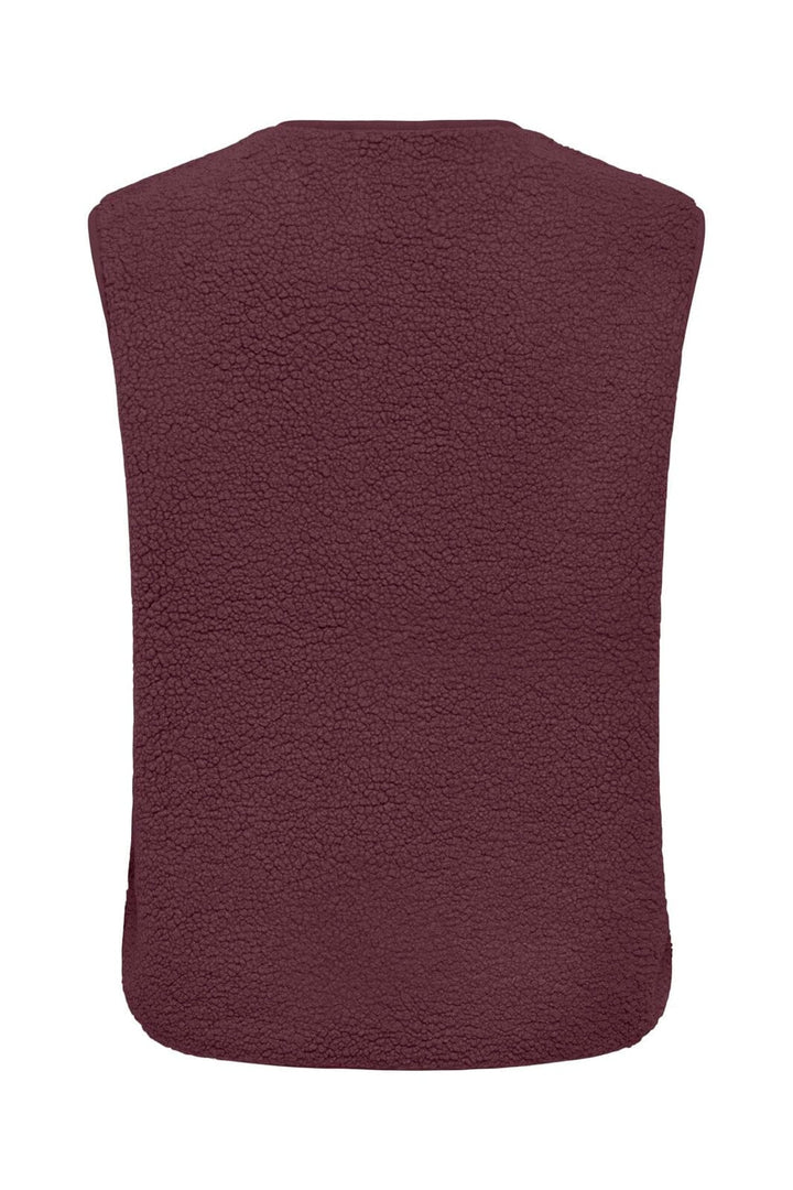 JDY - Jdysimina Teddy Waistcoat Qiq - 5118728 Windsor Wine