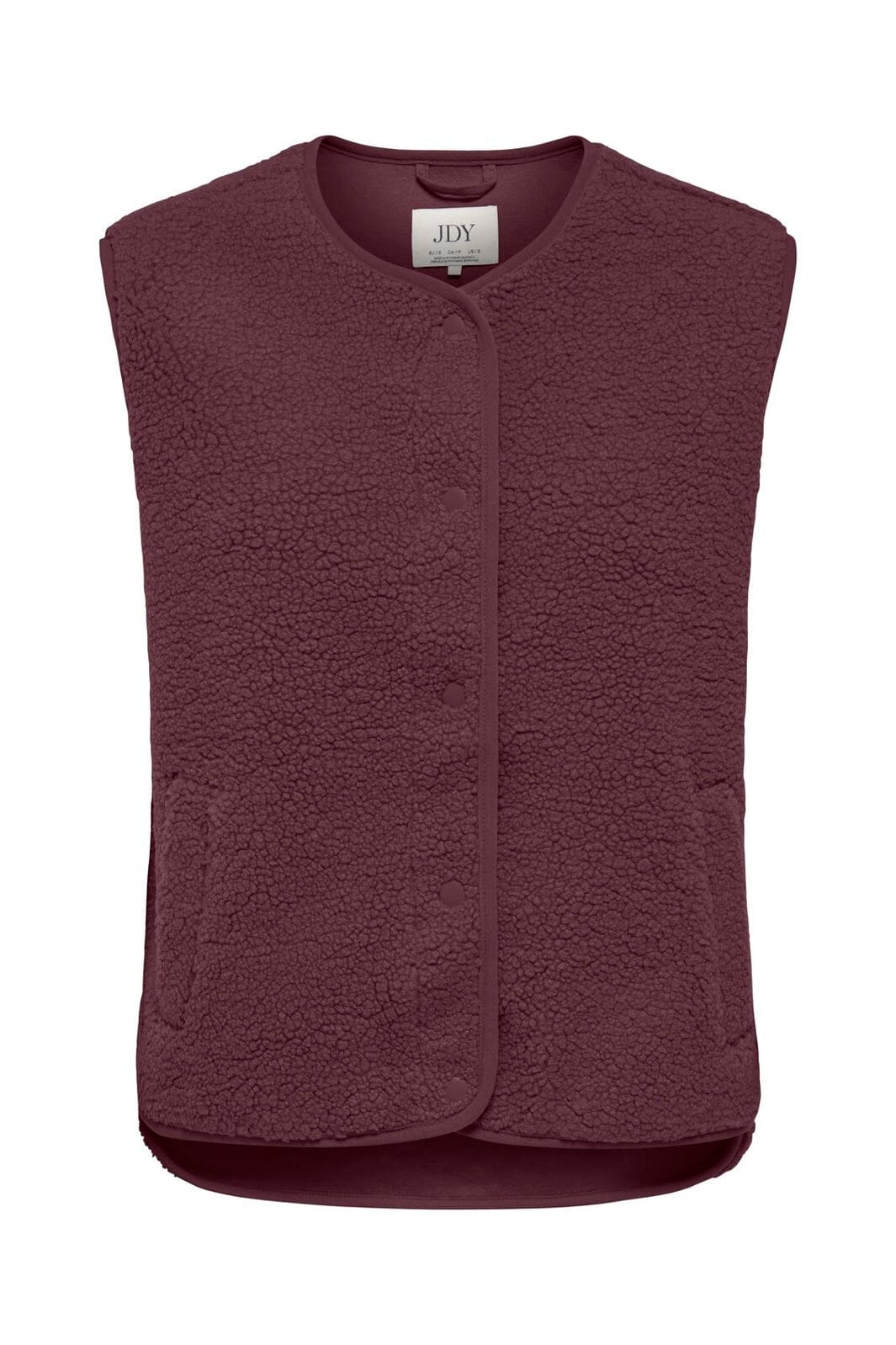 JDY - Jdysimina Teddy Waistcoat Qiq - 5118728 Windsor Wine