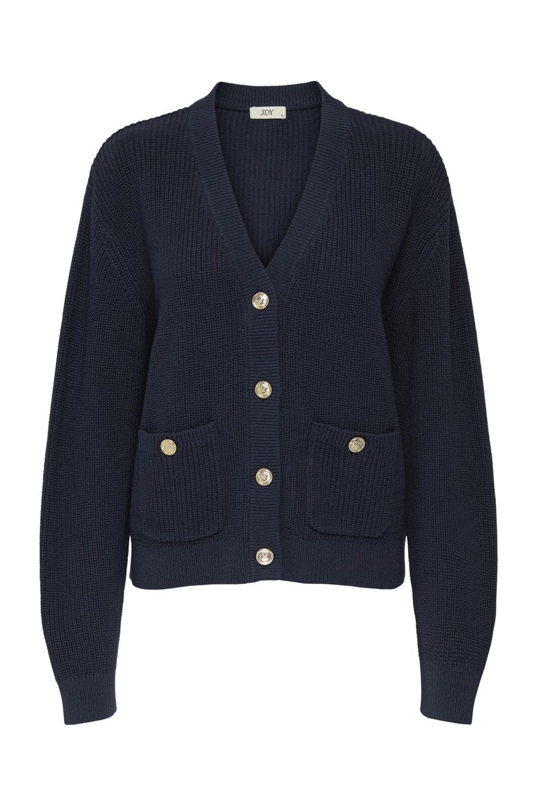 JDY - Jdystella L/S V-Neck Cardigan Knt - 4854167 Total Eclipse