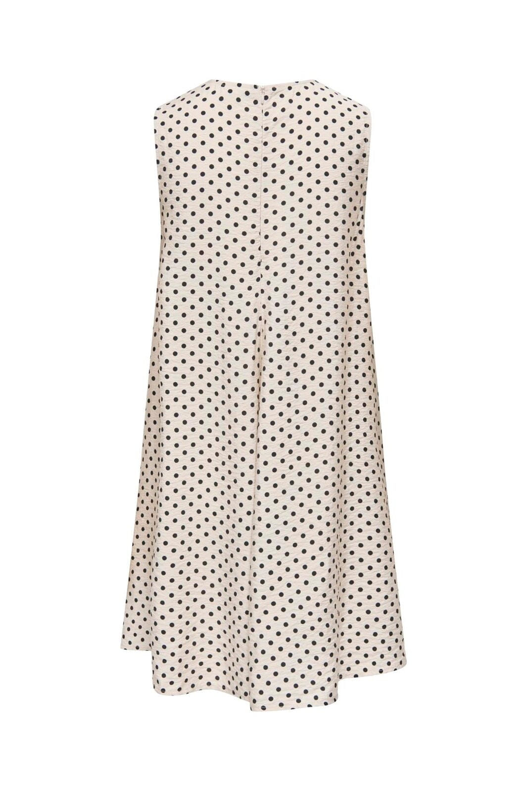 JDY - Jdytroya Barbara Life S/L Dress - 5054434 Pumice Stone 21-03-26 Pumice Stone W. Black Dot