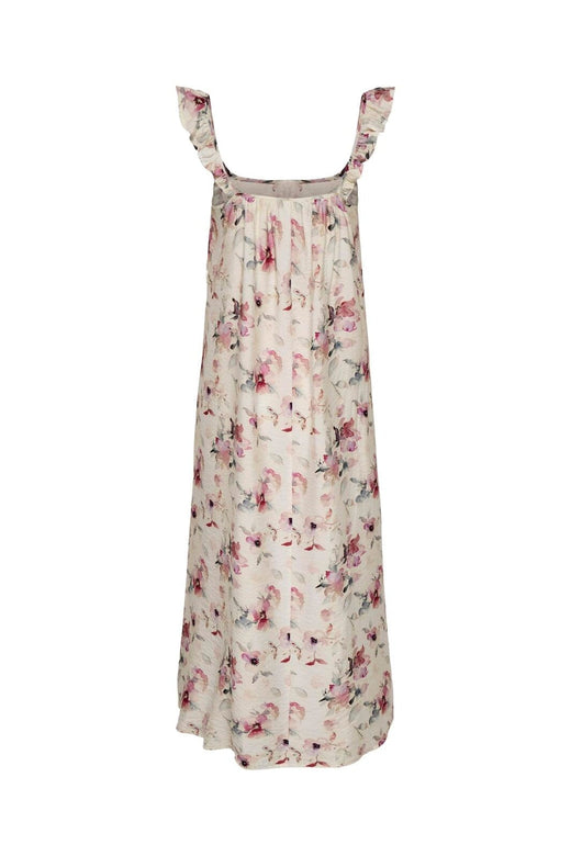 JDY - Jdytroya Life S/L Midi Dress Dia - 5015565 Cloud Dancer 11-03-26 Multi Flower