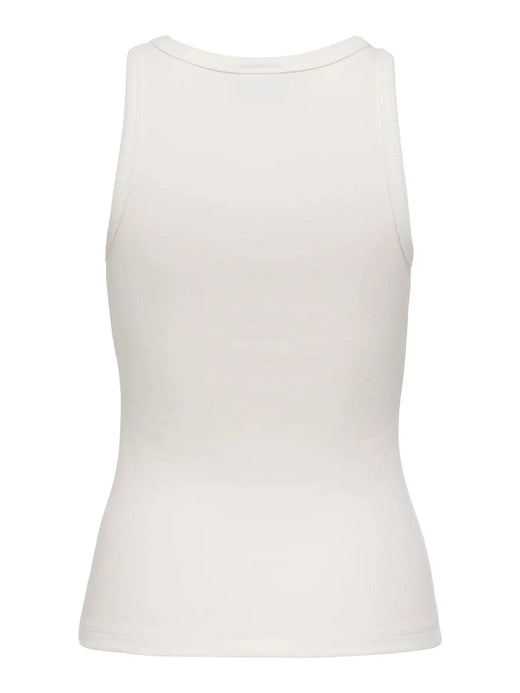 JDY - Jdytulle Life Emb Tank Top - 4969487 Cloud Dancer Emb Butterfly Tank Top 