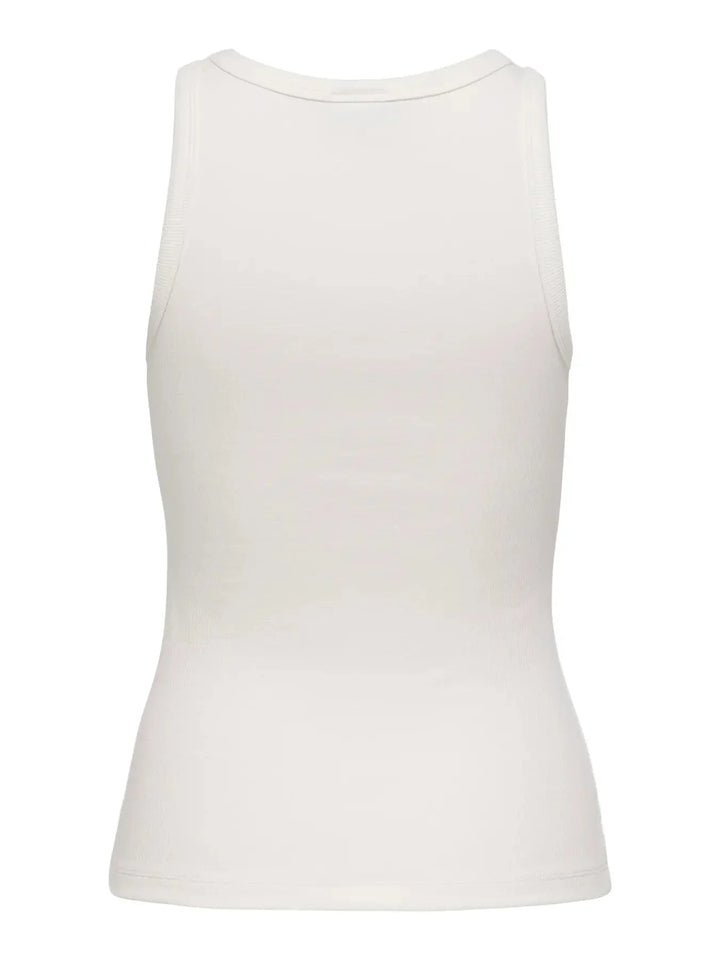 JDY - Jdytulle Life Emb Tank Top - 4969487 Cloud Dancer Emb Butterfly Tank Top 