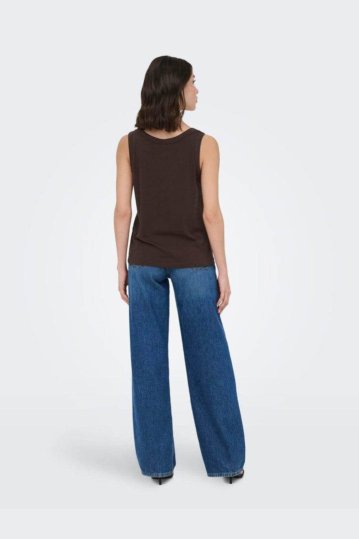 JDY - Jdyuffa S/L Top - 4969517 Chicory Coffee