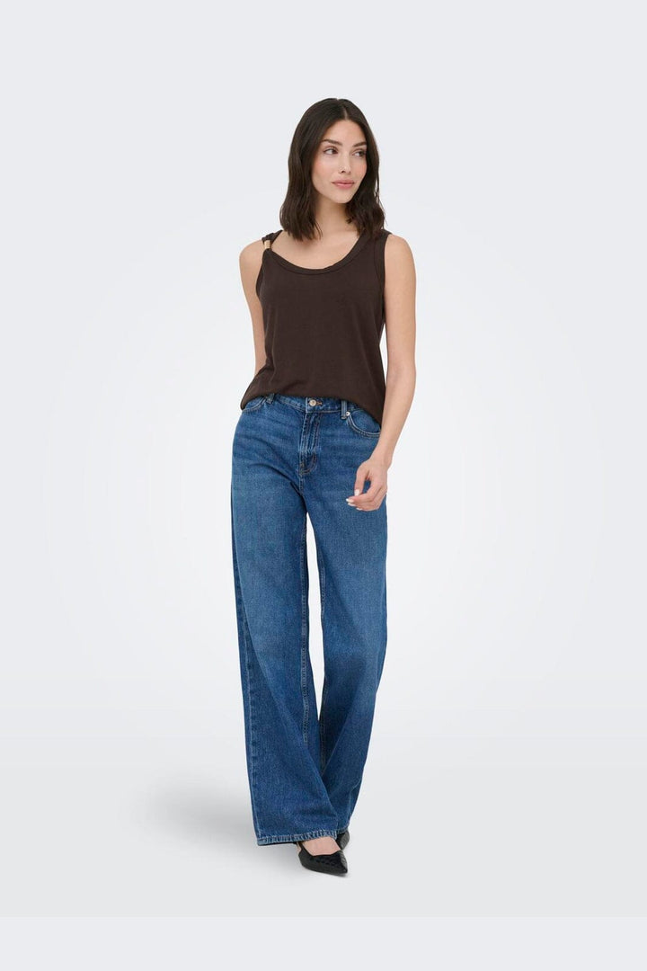 JDY - Jdyuffa S/L Top - 4969517 Chicory Coffee