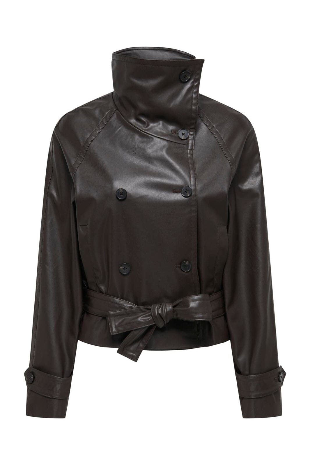 JDY - Jdyvera Faux Leather Belt Jacket Yfm - 5044194 Chocolate Torte