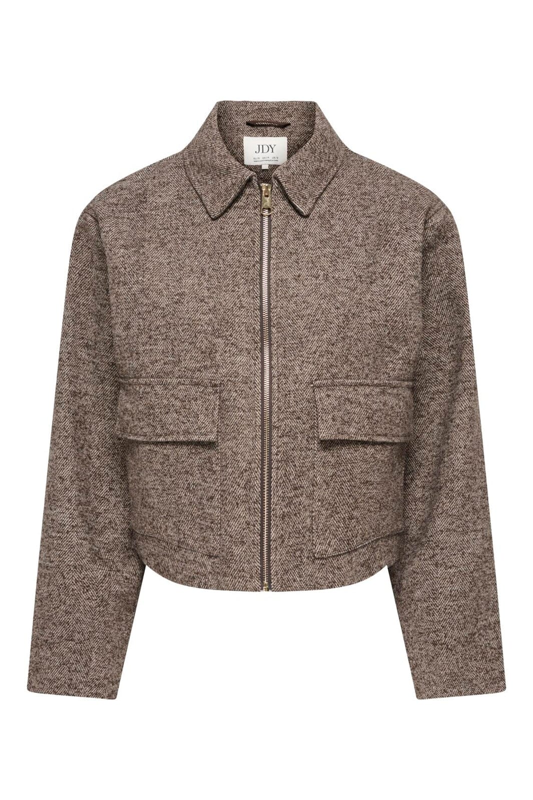 JDY - Jdyvinga Herringbone Jacket Yfm - 5044314 Chocolate Torte Herringbone