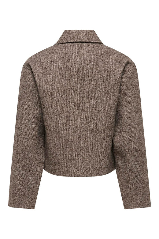 JDY - Jdyvinga Herringbone Jacket Yfm - 5044314 Chocolate Torte Herringbone
