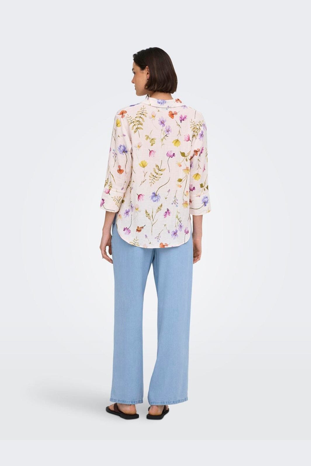 JDY - Jdyviola Life 3/4 Shirt - 4893954 Pristine Garden Flower