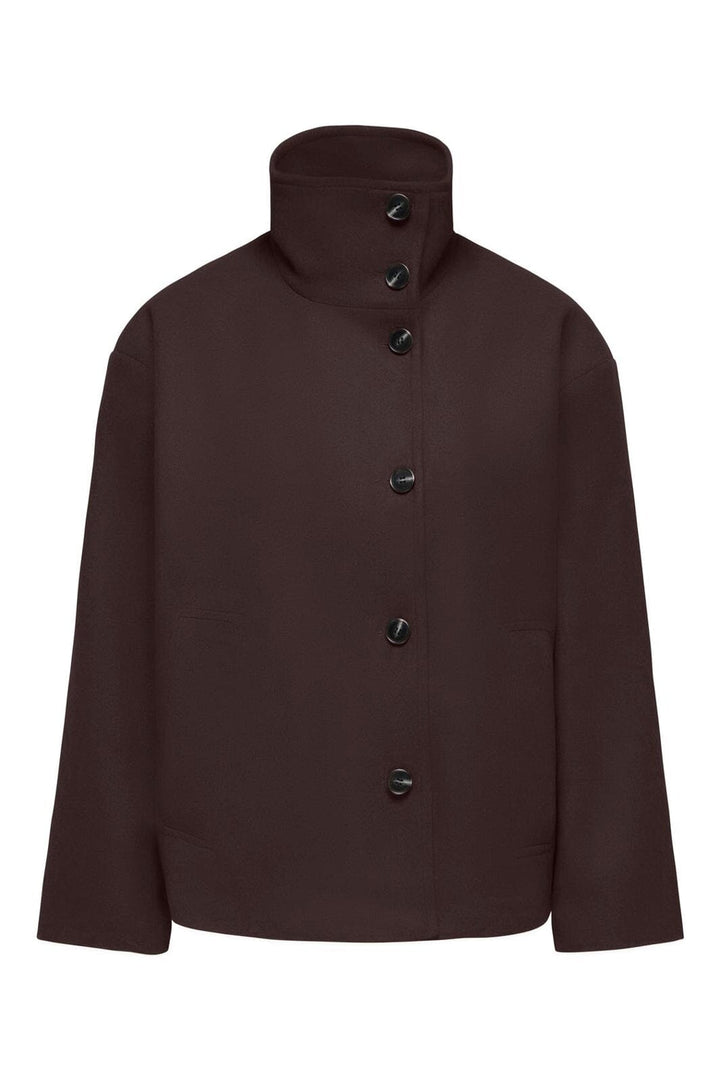JDY - Jdyvivia Short Jacket Sgo - 5102708 Chocolate Torte Solid