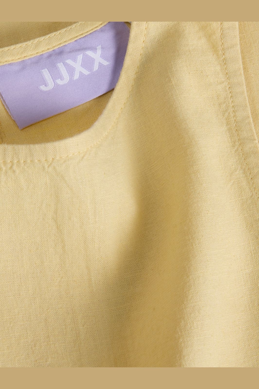 Jjxx - Jxalmira Linen Ble Short Sl Dress Re - 5015087 Sunlight
