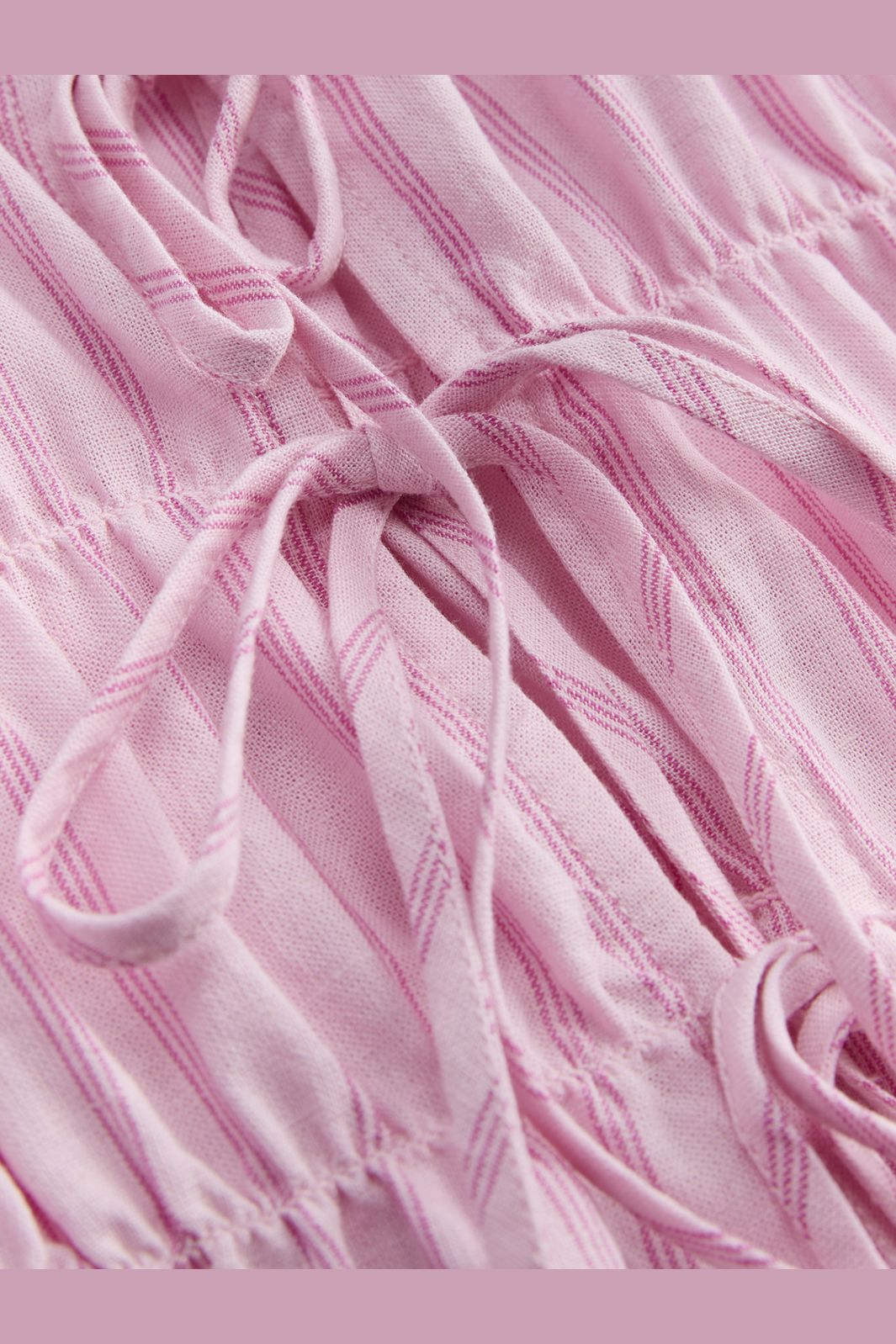 Jjxx - Jxalmira Linen Blend Tie Sl Top Ln - 4971993 Pink Lady Fiji Flower