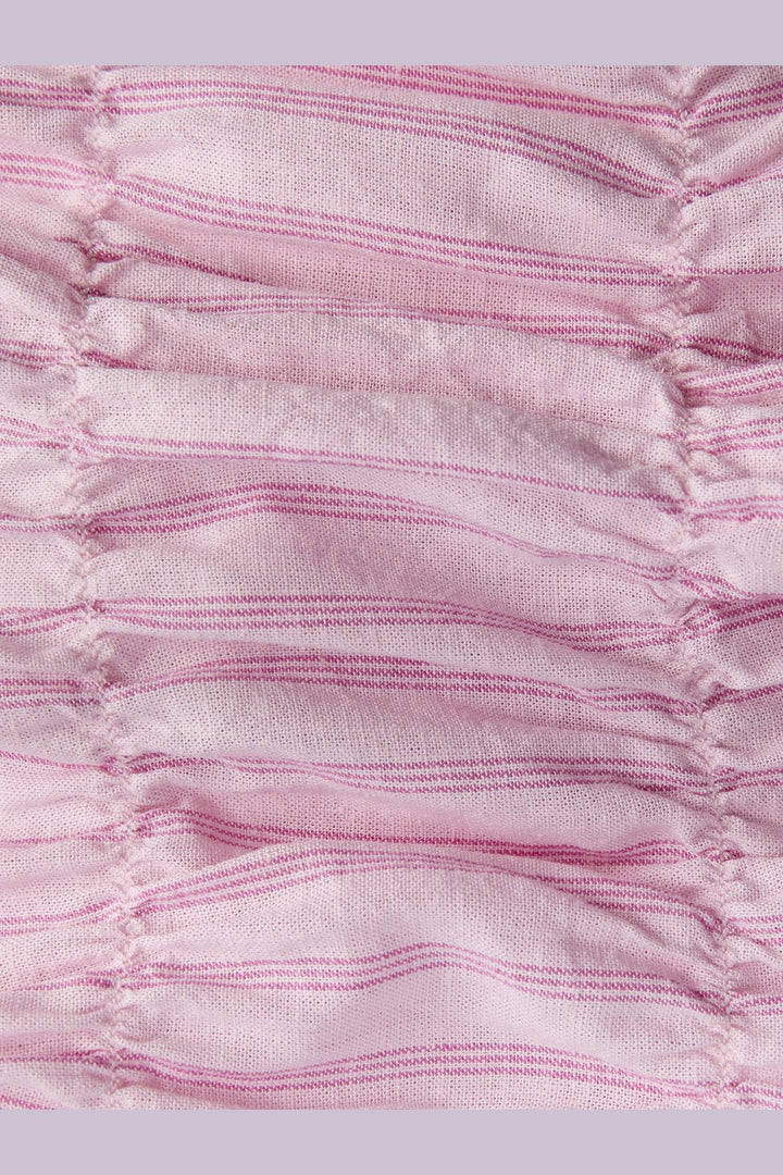 Jjxx - Jxalmira Linen Blend Tie Sl Top Ln - 4971993 Pink Lady Fiji Flower