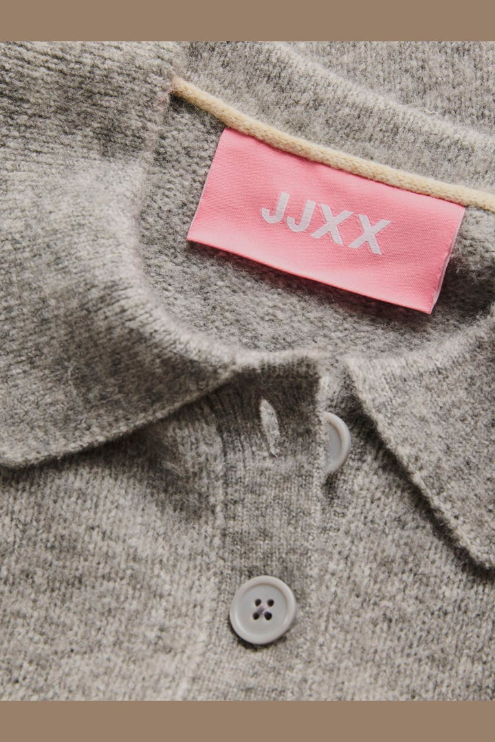 Jjxx - Jxcatalina Diverse Polo Knit - 5126975 Medium Grey Melange