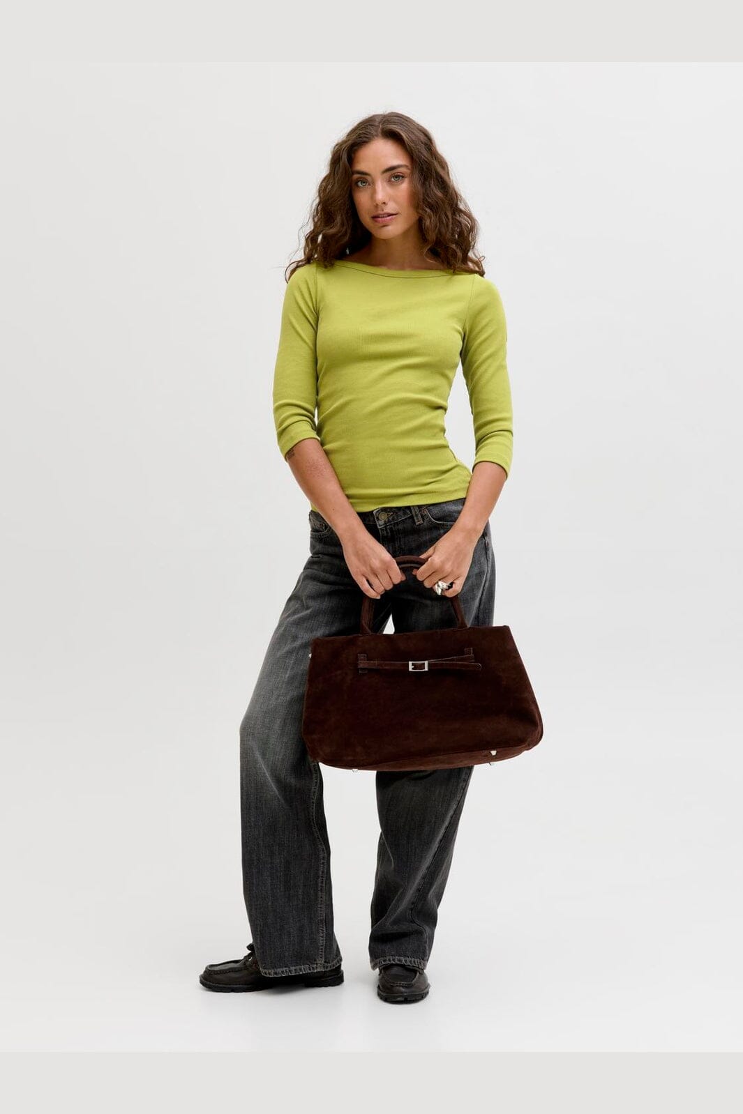 Jjxx - Jxfifi Str 3/4 Boatneck Top - 5080531 Perfect Pear