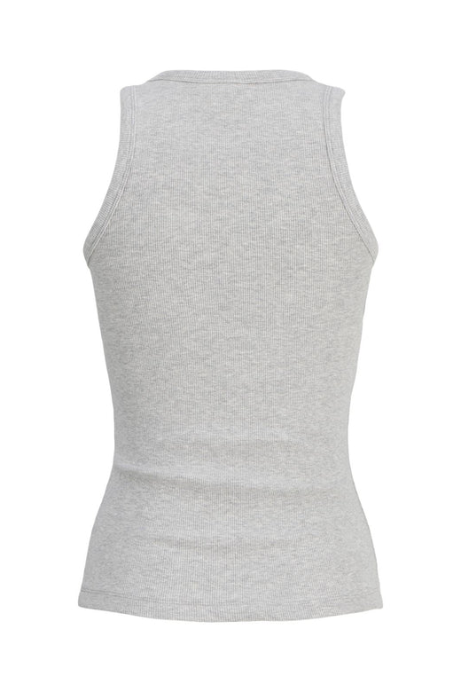 Jjxx - Jxfrida Sl U-Neck Top - 5024072 Light Grey Melange