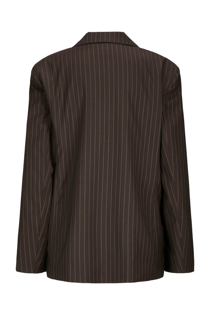 Jjxx - Jxmaya Ellis Relaxed Blazer Tlr - 5055197 Demitasse Pinstripe