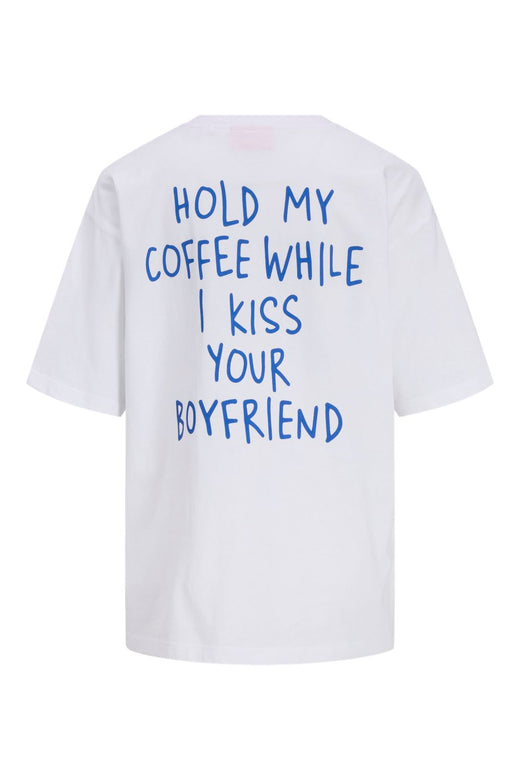 Jjxx - Jxmillow Loose Ss Tee - 5184936 Bright White Hold My Coffee