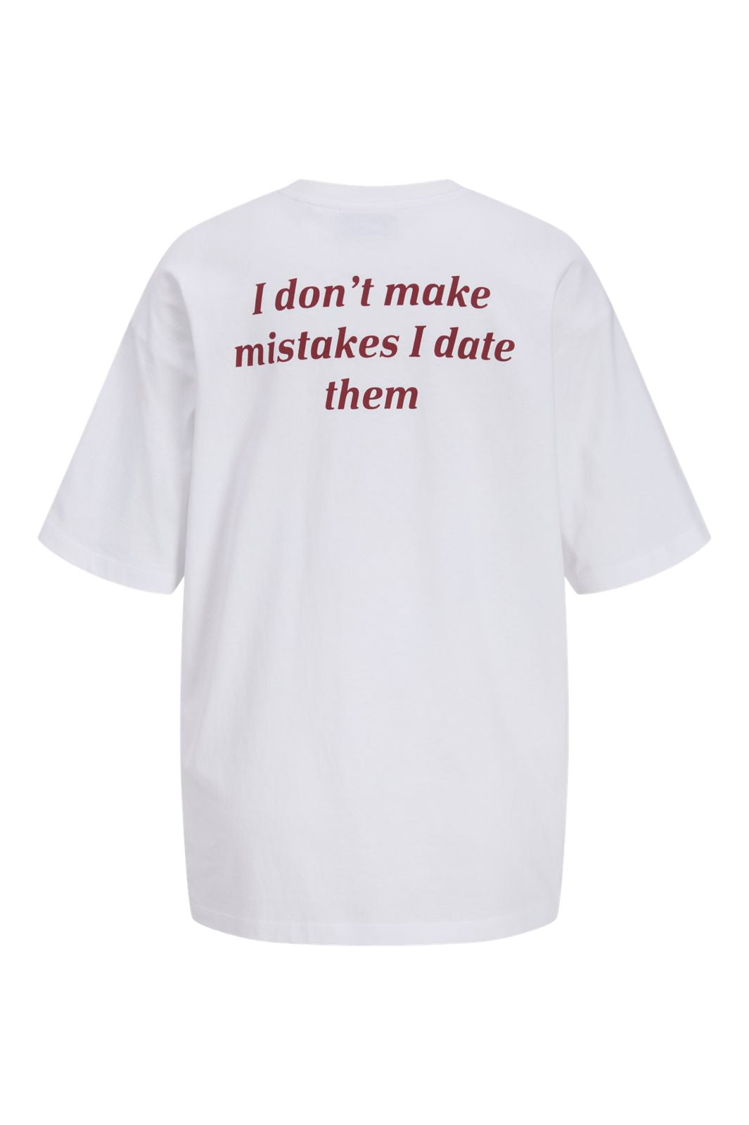 Jjxx - Jxmillow Loose Ss Tee - 5184939 Bright White I Dont Make Mistakes