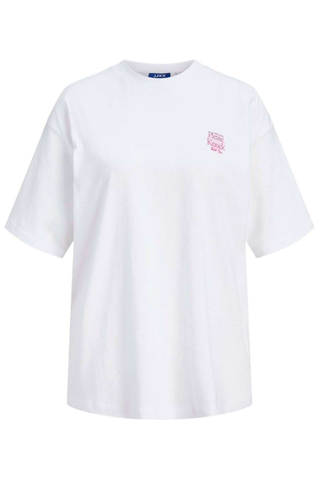 Jjxx - Jxmillow Loose Ss Tee Sp326 - 5014262 Bright White Please Knock