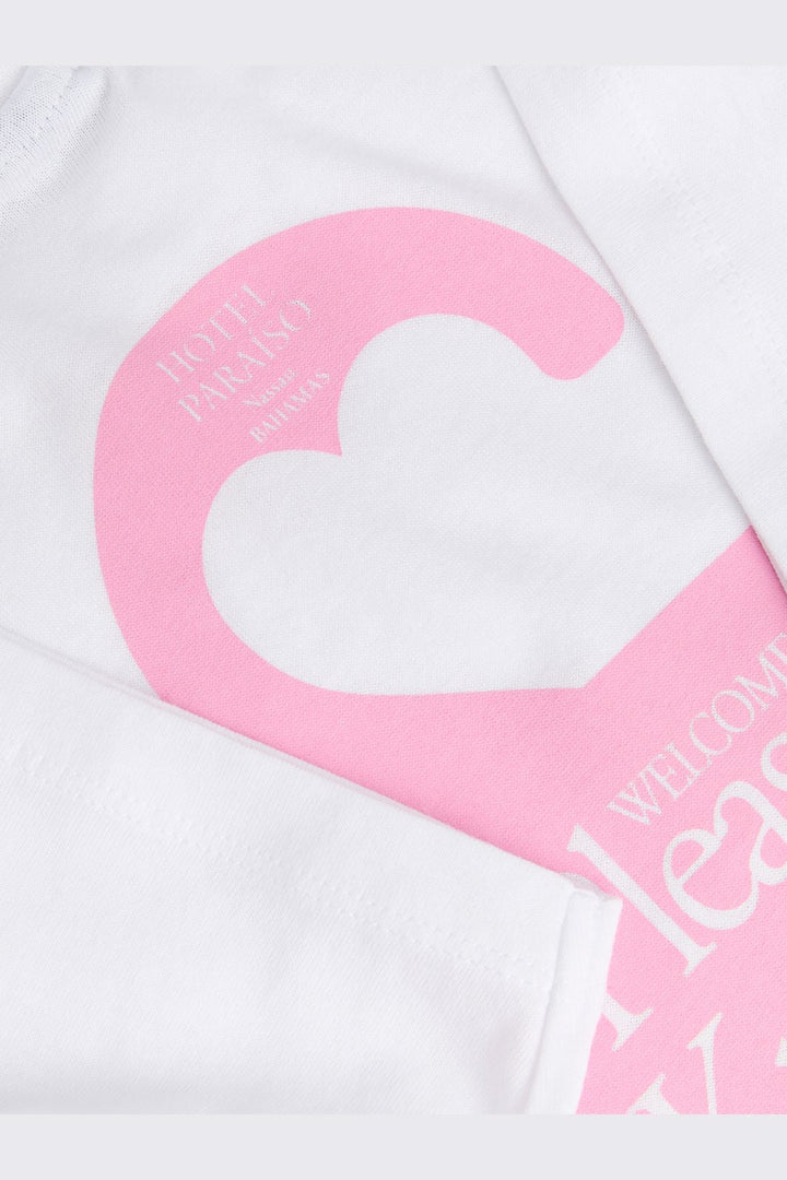 Jjxx - Jxmillow Loose Ss Tee Sp326 - 5014262 Bright White Please Knock