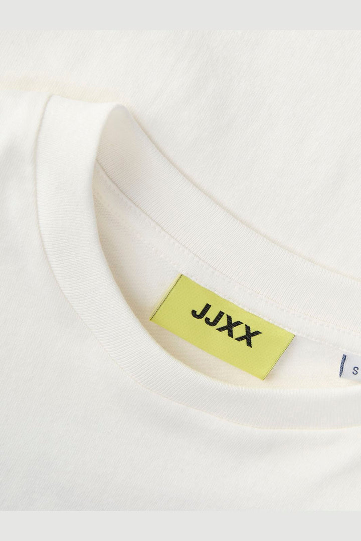 Jjxx - Jxmillow Loose Ss Tee Stydss26 - 5163387 Cloud Dancer Sunday Football