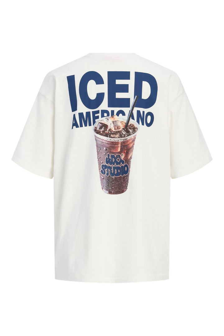 Jjxx - Jxmillow Loose Ss Tee Stydss26 - 5163390 Cloud Dancer Iced Americano