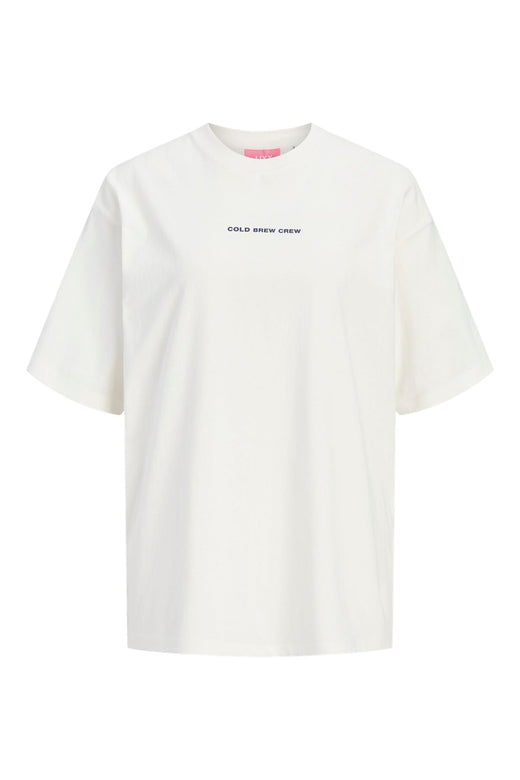Jjxx - Jxmillow Loose Ss Tee Stydss26 - 5163390 Cloud Dancer Iced Americano