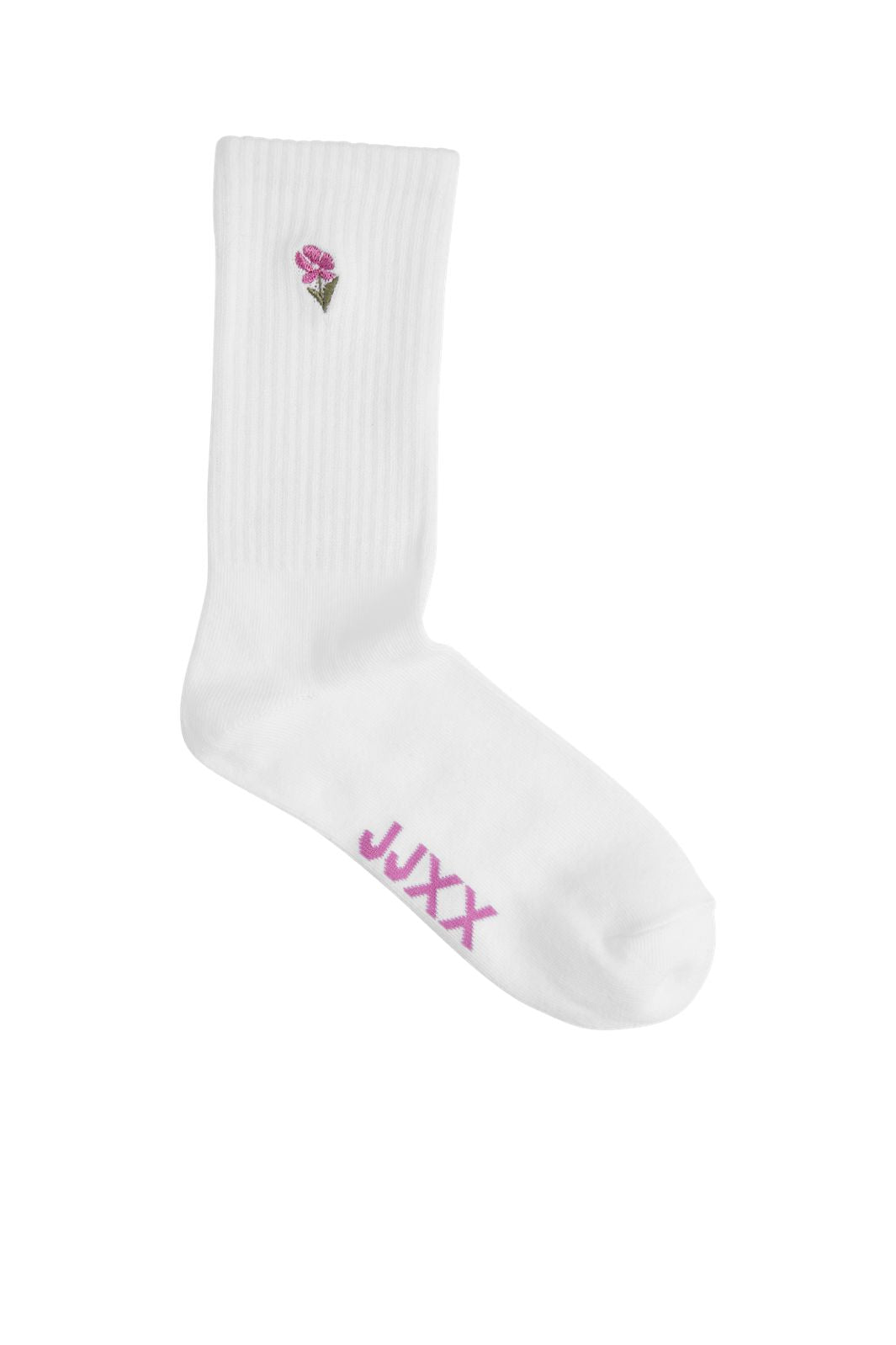 Jjxx - Jxreese Embroidery Sock 3-Pack Acc - 4959377 White W.Lemon/Flower & Cloud