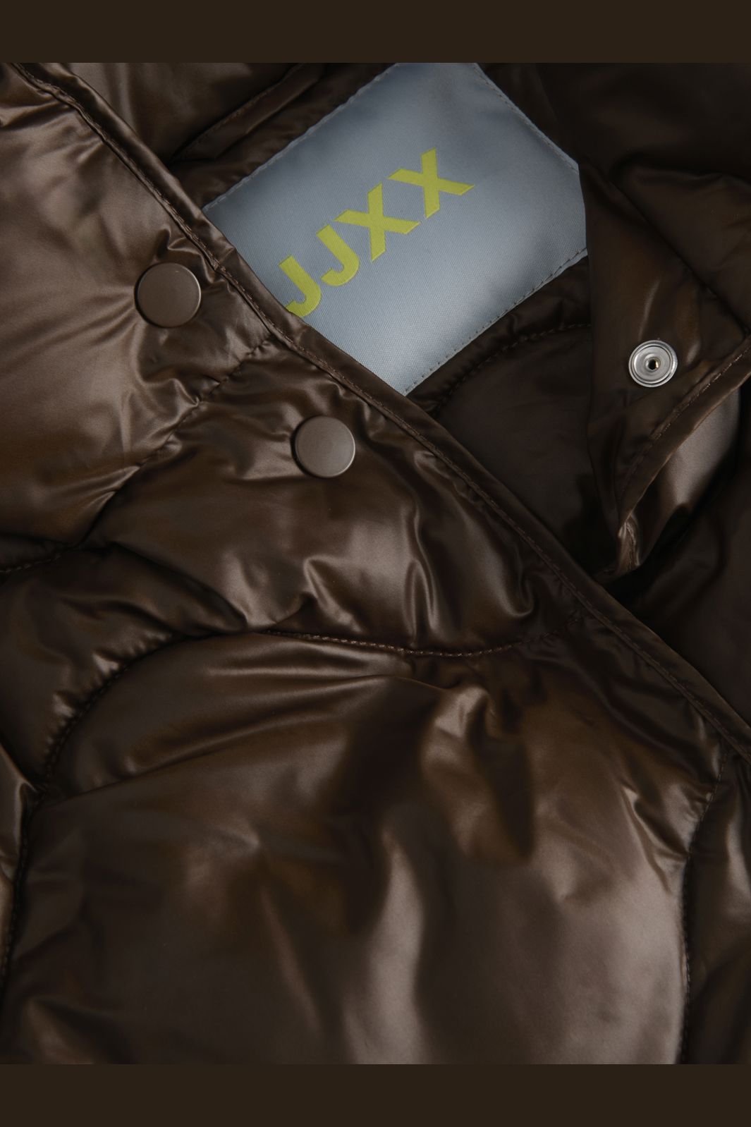 Jjxx - Jxstella Shiny Quilted Jacket Sn - 5038518 Demitasse