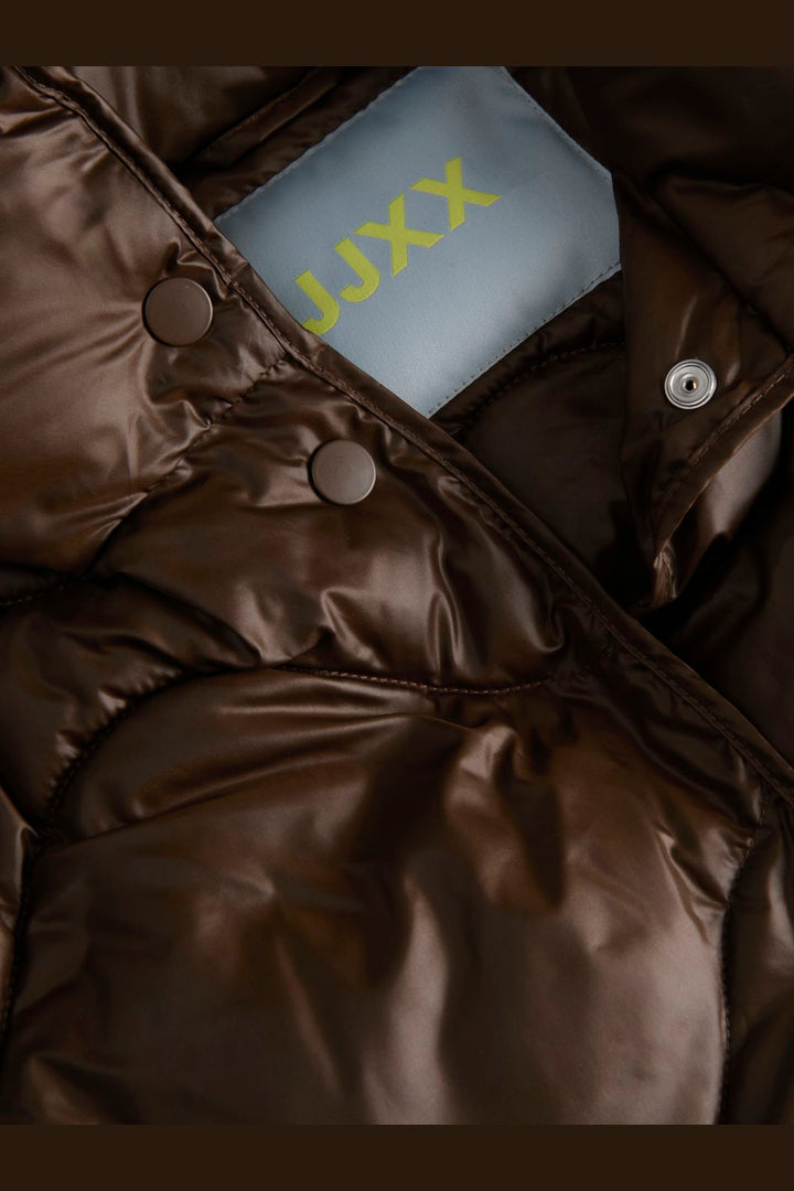 Jjxx - Jxstella Shiny Quilted Jacket Sn - 5038518 Demitasse