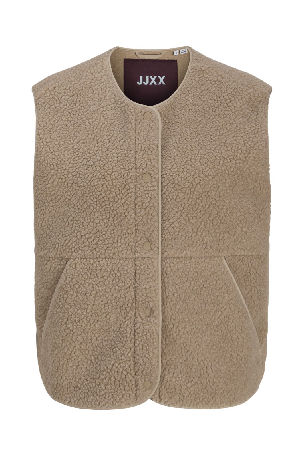 Jjxx - Jxvera Teddy Vest - 5038172 Humus Melange
