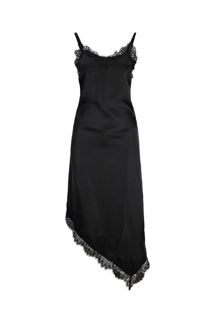 Jjxx - Jxvima Satin Sl Lace Mix Dress Ln - 5107926 Black