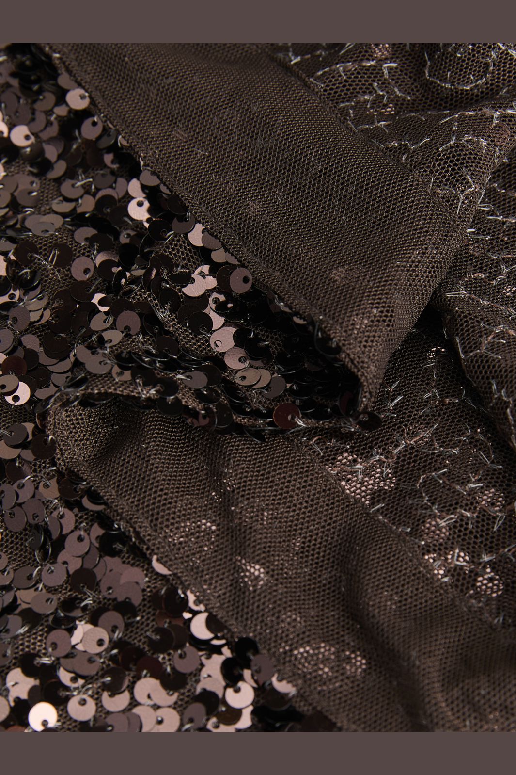 Jjxx - Jxzola Sequin Sl Top - 5108018 Demitasse