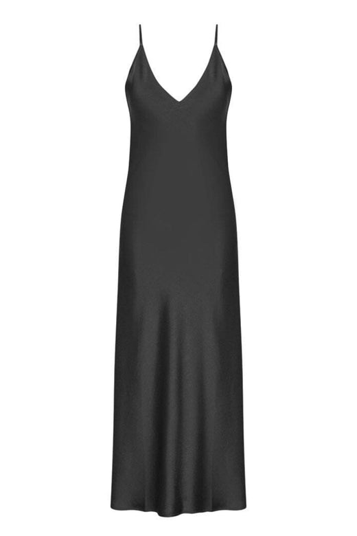 Karmamia - Camisole Dress 2120 - Semi Rich Black