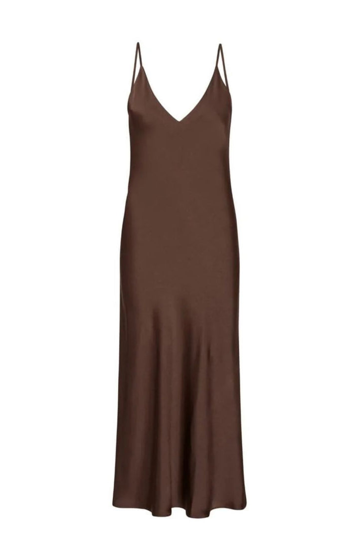 Karmamia - Camisole Dress 2232 - Semi Rich Brown