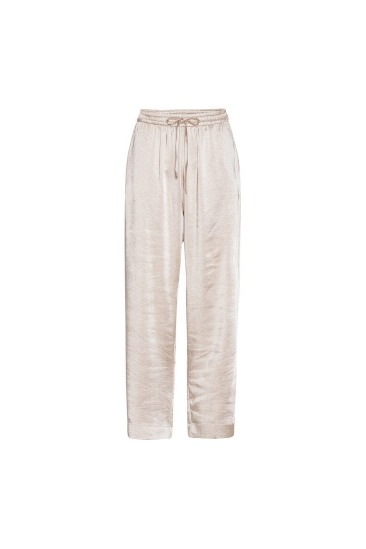 Karmamia - Garcia Pants 1725 - Antique White Rich Satin