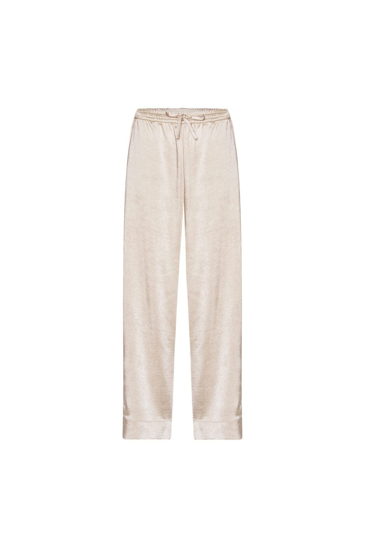 Karmamia - Garcia Pants 1725 - Antique White Rich Satin