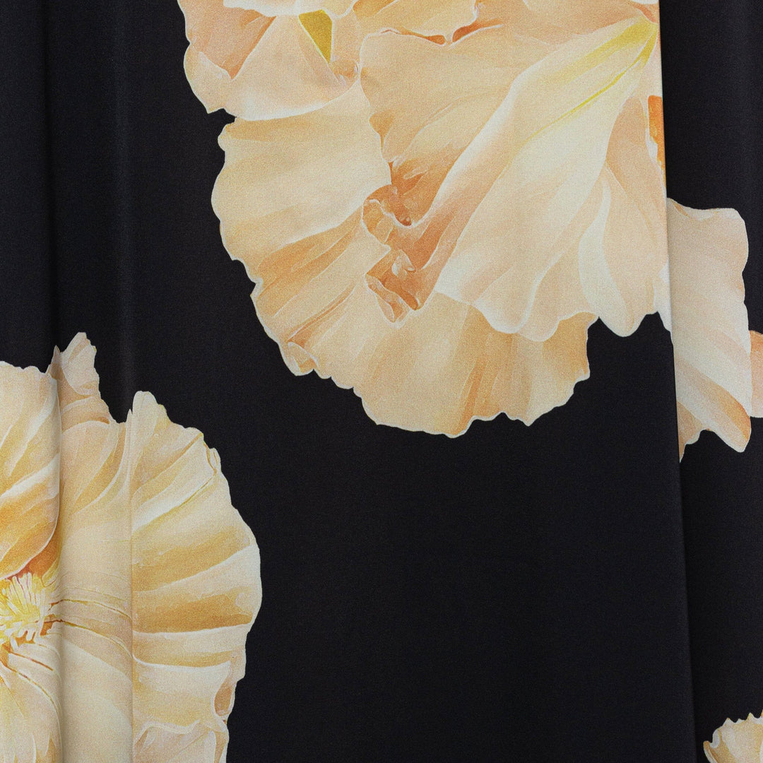 Karmamia - Heather Dress 2349 - Gold Maxi Flower Kjoler 