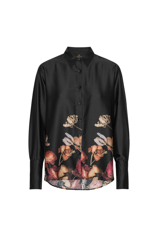 Karmamia - Joseph Shirt 2163 - Black Blossom