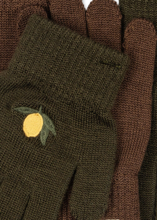 Konges Sløjd - 2 Pack Filla Gloves Ks105672 - Kombu Green Handsker & Vanter 