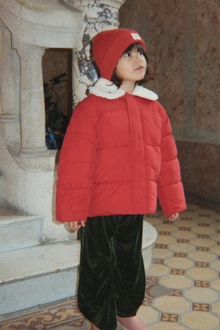 Konges Sløjd - Alpi Collar Jacket Grs Ks105680 - Cardinal Jakker 