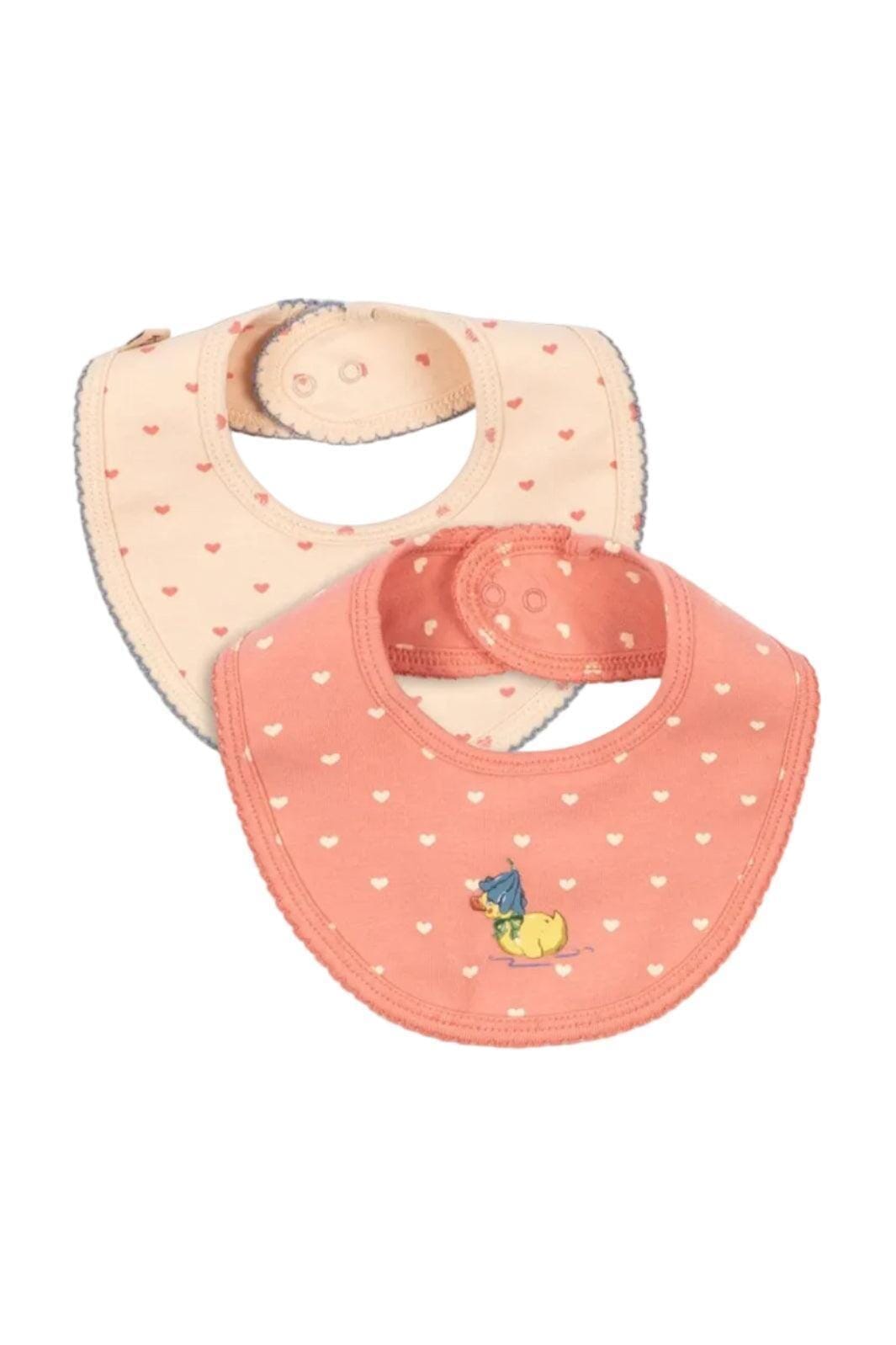 Konges Sløjd - Basic 2 Pack Bibs Ks105887 - Coeur Lantana/teddy Coeur