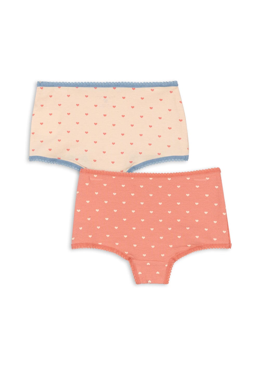 Konges Sløjd - Basic 2 Pack Girl Hipster Gots Ks105889 - Coeur Lantana/teddy Coeur