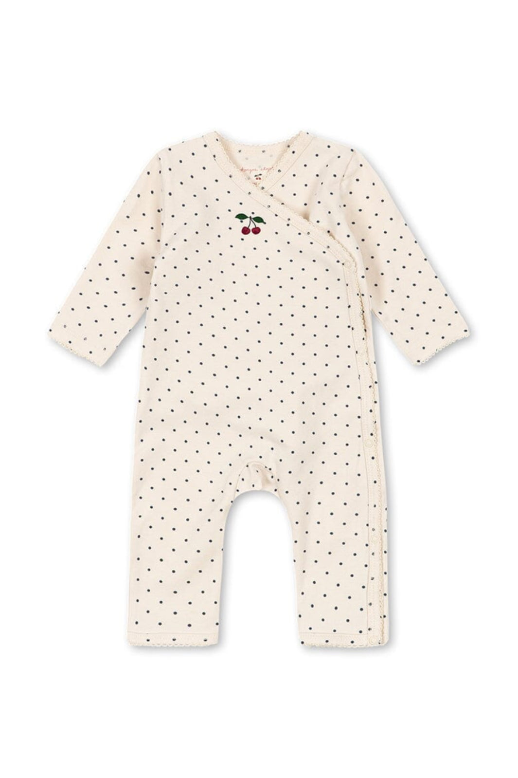 Konges Sløjd - Basic Newborn Onesie Gots Ks105898 - Blue Dot