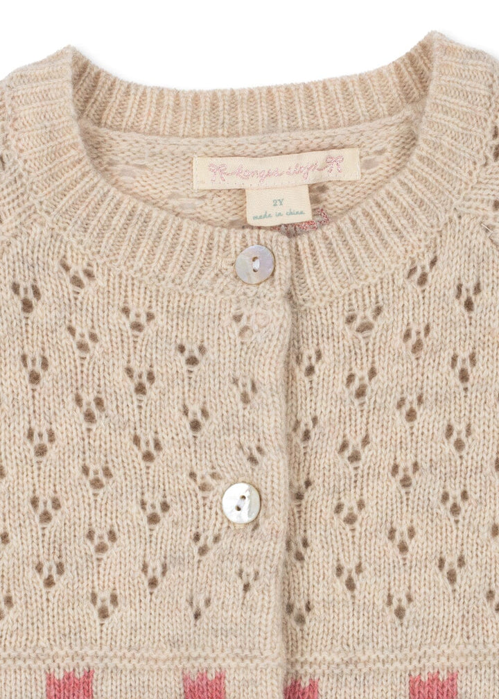 Konges Sløjd - Belle Cardigan Ks106388 - Cream And Tulips