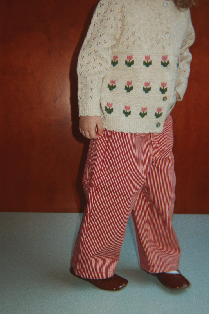 Konges Sløjd - Belle Cardigan Ks106388 - Cream And Tulips Cardigans 