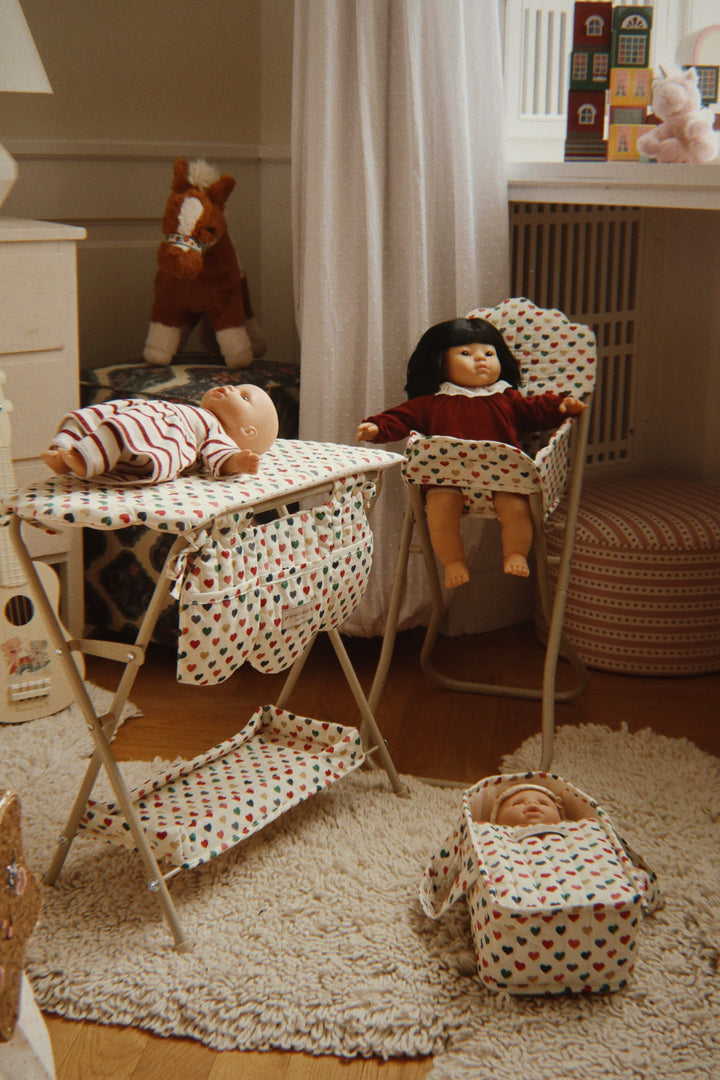 Konges Sløjd - Doll Changing Table Ks106451 - Coeur Coloré Legetøj 
